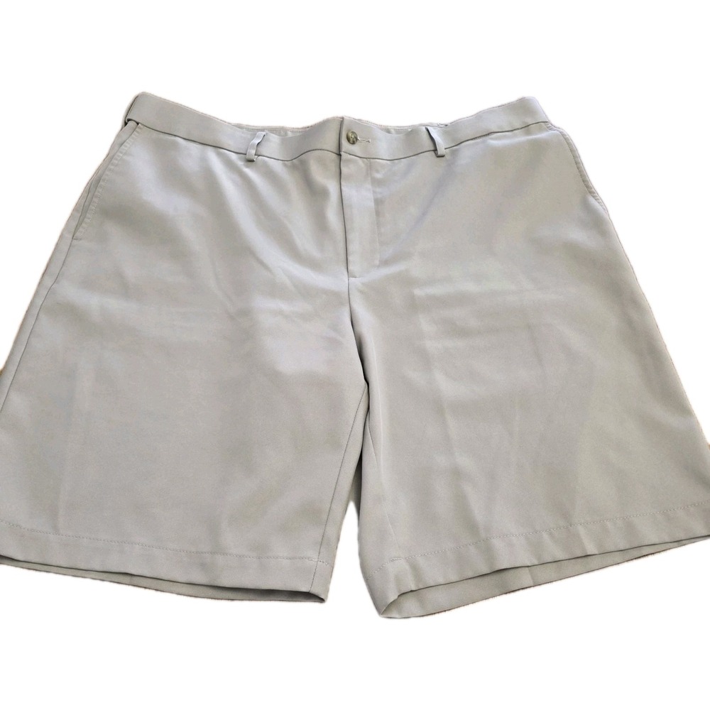 Grand Slam Performance Men's Golf Shorts Size 42x10 Beige Golfer Shorts